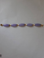 14K Lavender Jade Bracelet