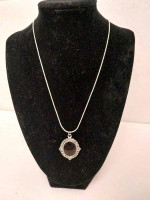 19 inch Silver Necklace with Pendant