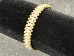 Beautiful 14K Gold and Freshwater Pearl Bracelet