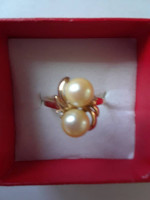 14K Golden Pearl Ring