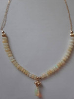 14K Opal Necklace