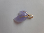 14K Lavender Jade Pendant