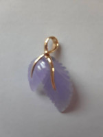 14K Lavender Jade Pendant