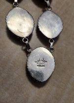 Sterling Silver/Sugalite gemstone necklace