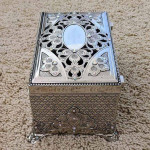 Things Remembered & Swarovski Crystal silver clad musical jewelry box