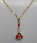 New ladybug pendats & chain set