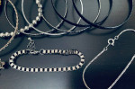 Lot of bangles and bracelets