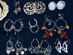 Mixture of 18 pairs various fashion earrings