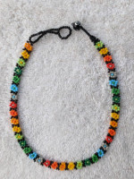 Beaded necklaces from Colombia