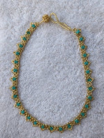 Beaded necklaces from Colombia