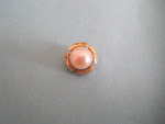 18k gold & pearl tie tack
