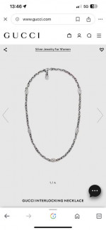 Gucci Interlocking G Necklace
