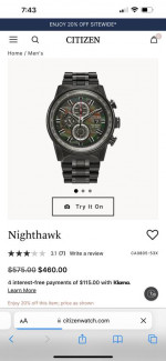 Citizen nighthawk