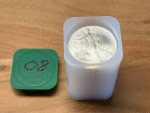 silver eagles roll of 20 YEAR 2008