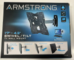 BRAND NEW IN BOX Armstrong 17"-42" Swivel/ Tilt TV Wall Mount Armstron