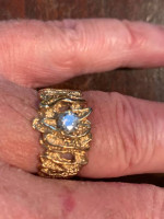 Men’s Gold / Diamond Wedding Ring
