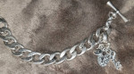 NEW Fossil Charm Bracelet + 9 charms NEW