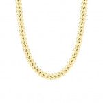 14k Solid Gold Cuban Chain Necklace