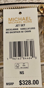 MK BACKPACK W/ CHAIN