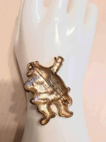 Enamel Santa Claus Brooch