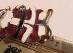 Enamel Santa Claus Brooch