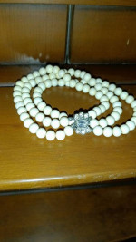 3 Strand Butterfly clasp bracelet