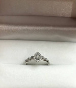Diamond Pear Shape Setting Engagement Ring