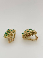 Emerald & Diamond Earrings