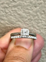 Wedding Ring and band set