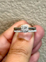 Wedding Ring and band set