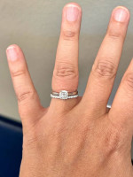 Wedding Ring and band set