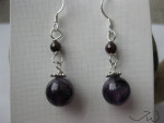 Amethyst .925 sterling silver Earrings