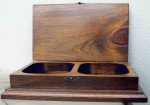Hand Crafted Wooden Jewelry Box Sailing Ship on Lid