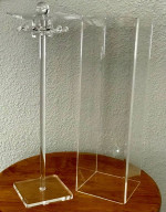 Acrylic Covered Necklace Tree from Container Store