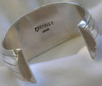 Turquoise Sterling Silver Shadow Box Cuff Bracelet