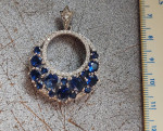 2 Vintage Genuine Gemstone Pendants ON SALE.