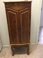Oak Jewelry Armoire