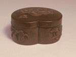 JAPAN BRONZE TRINKET BOX, CIRCA 1900