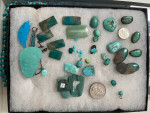 Cabachones, Beads, Stones, Tourquiose, Malachite etc