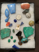 Cabachones, Beads, Stones, Tourquiose, Malachite etc