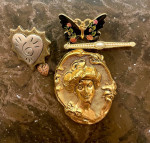 Pin Brooch collection for coats, purses & scarfs