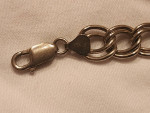 Silver Bracelet - Solid Silver - 7 Inches Long