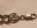 Silver Bracelet - Solid Silver - 7 Inches Long