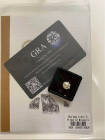 Moissanite gemstone D color VVS1 BEST QUALITY with GRA ! Round shape most sizes 