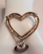 Two Hearts Brooch