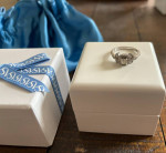 Vera Wang ring 3/4 ct, white gold