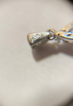 10K White Gold Diamond Pendant