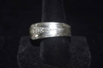 Nickel Silver Open End Butterfly Rings Sizes 7-12
