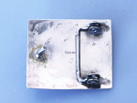 Silver and Turquoise Belt Buckle
