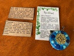 beautiful orgonite pendant